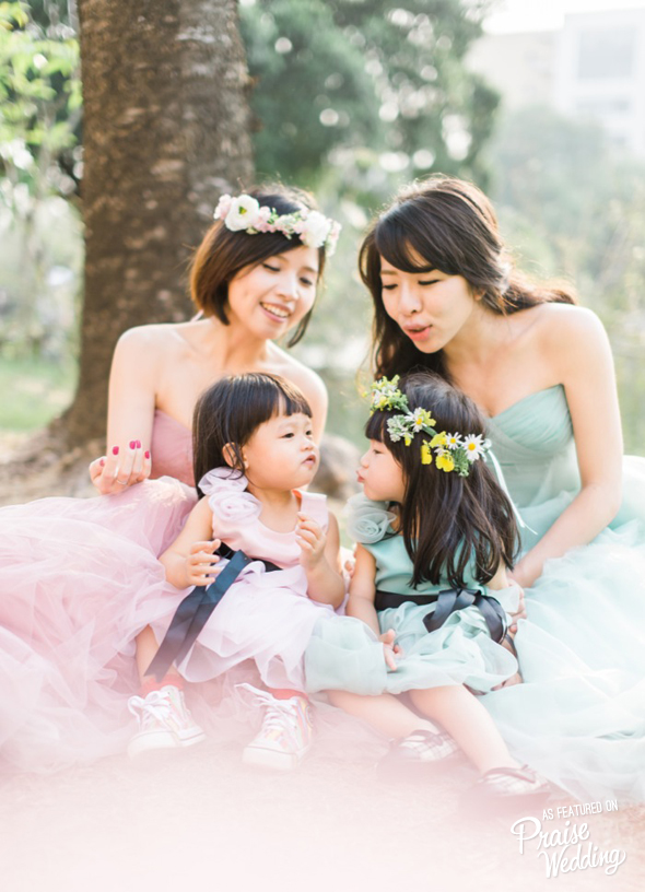 Every child is a gift from heaven! Tag your best friend if you love this idea of having a sweet mother-daughter photo session with your besties! 
