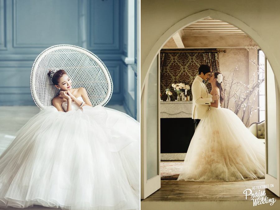 Tulle forever and ever! These Rose Rosa ball gowns are for real life fairytales!