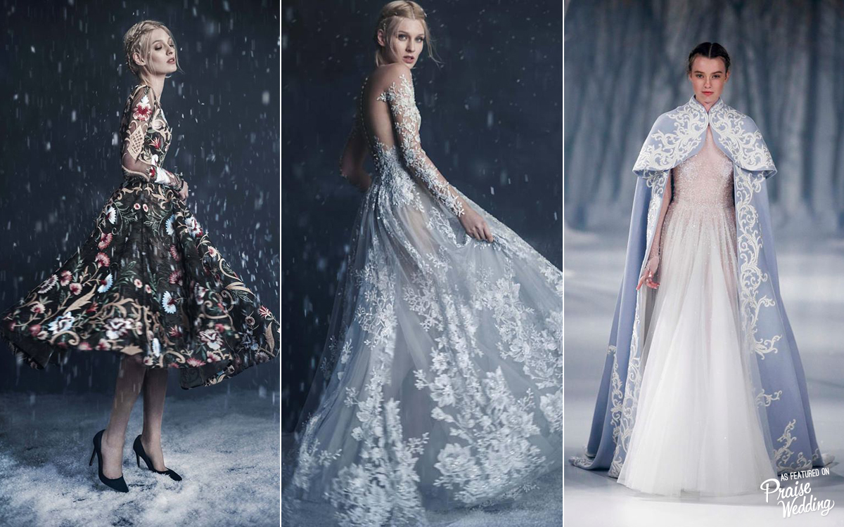 Paolo Sebastian's 2016 Snow Maiden collection is downright droolworthy!