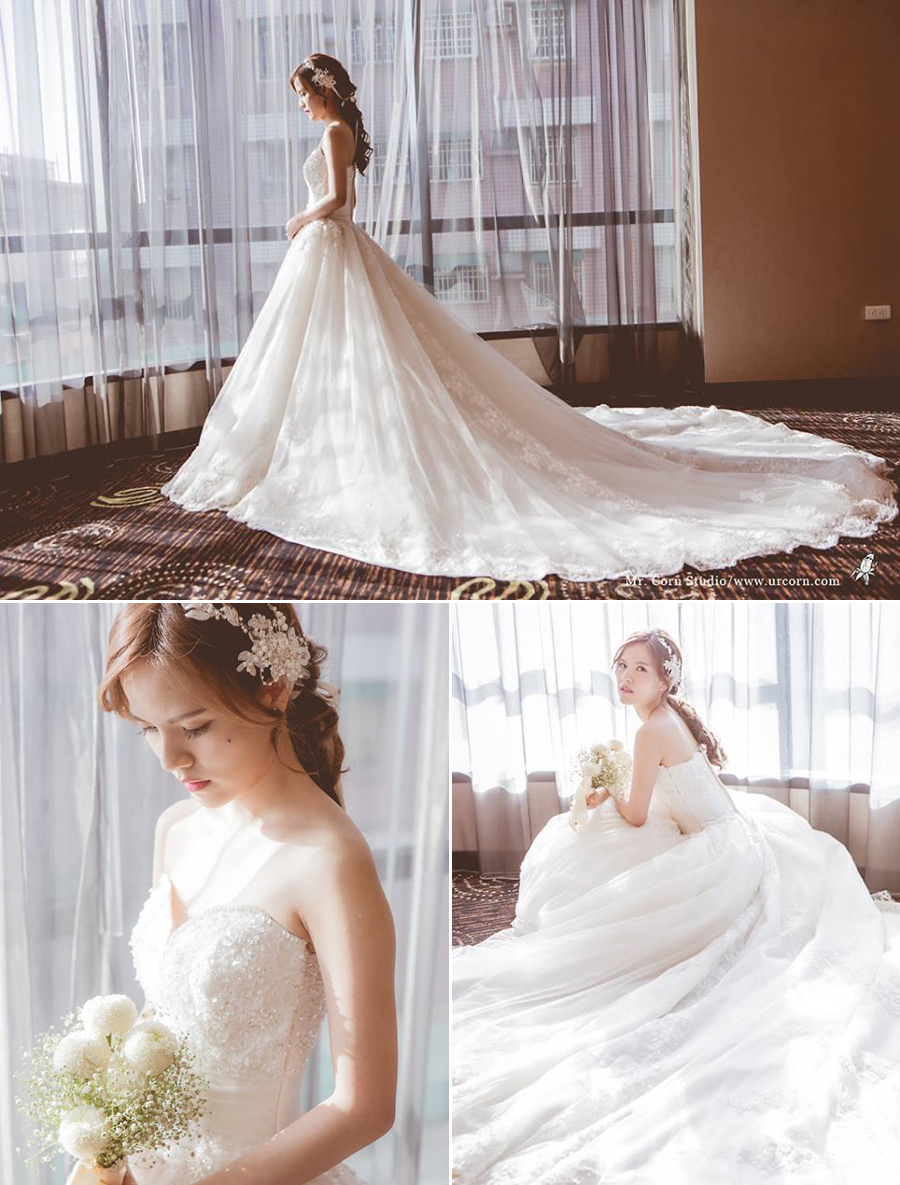 This Bride shows the definition of pure elegance! 