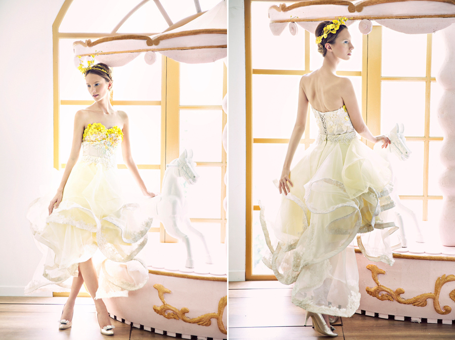 This chic yellow dress by Novia K  is super adorable and refreshing!