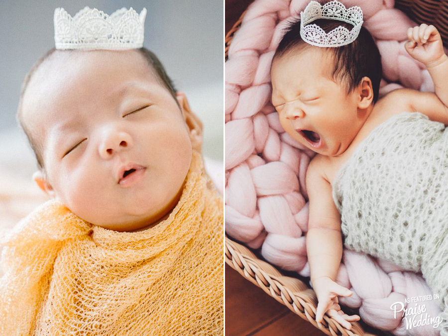 Crowned by love! Every baby is a gift from heaven above!