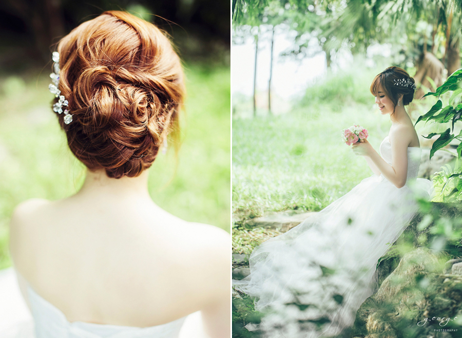 This bridal photo session is utterly romantic and refreshing!