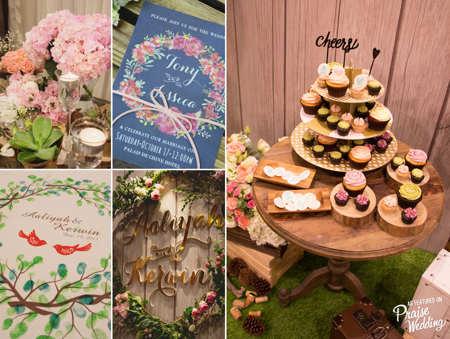 A lovely rustic wedding theme to get you inspired! Love the refreshing details!