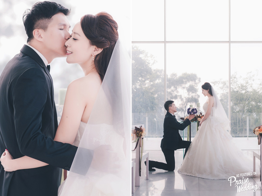 Pure, romantic, and genuine, isn't this exactly what wedding photos should be?