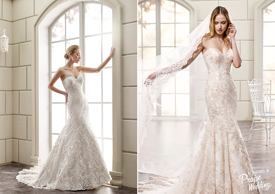 These Eddy K gowns are timelessly sophisticated and adorned with the most elegant details!