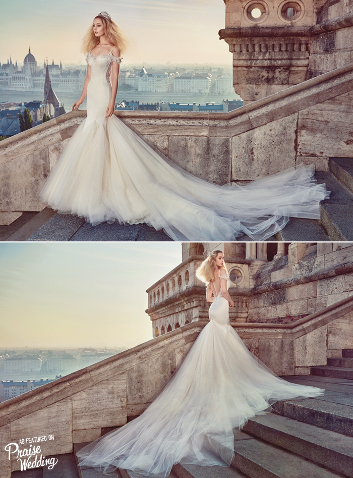 Wow! This breathtaking Galia Lahav gown is designed for the modern goddess! 