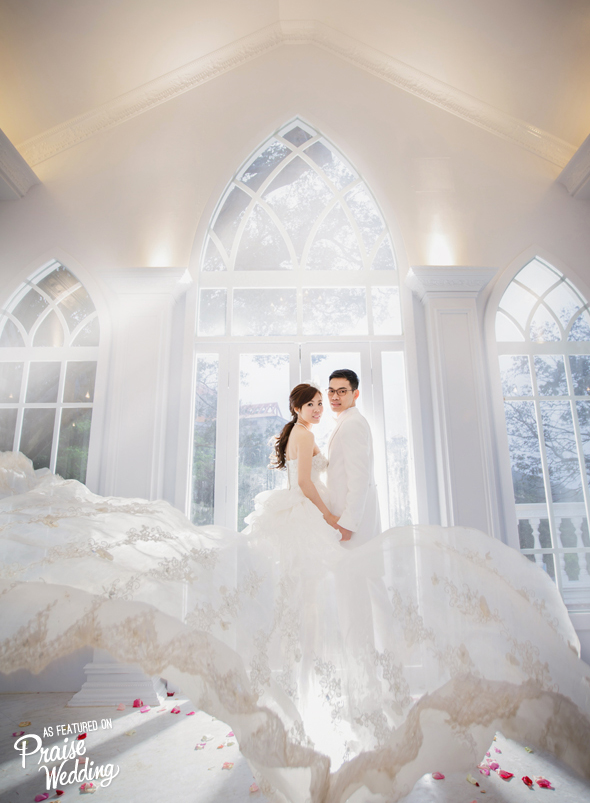 This real life fairytale wedding will take your breath away! 