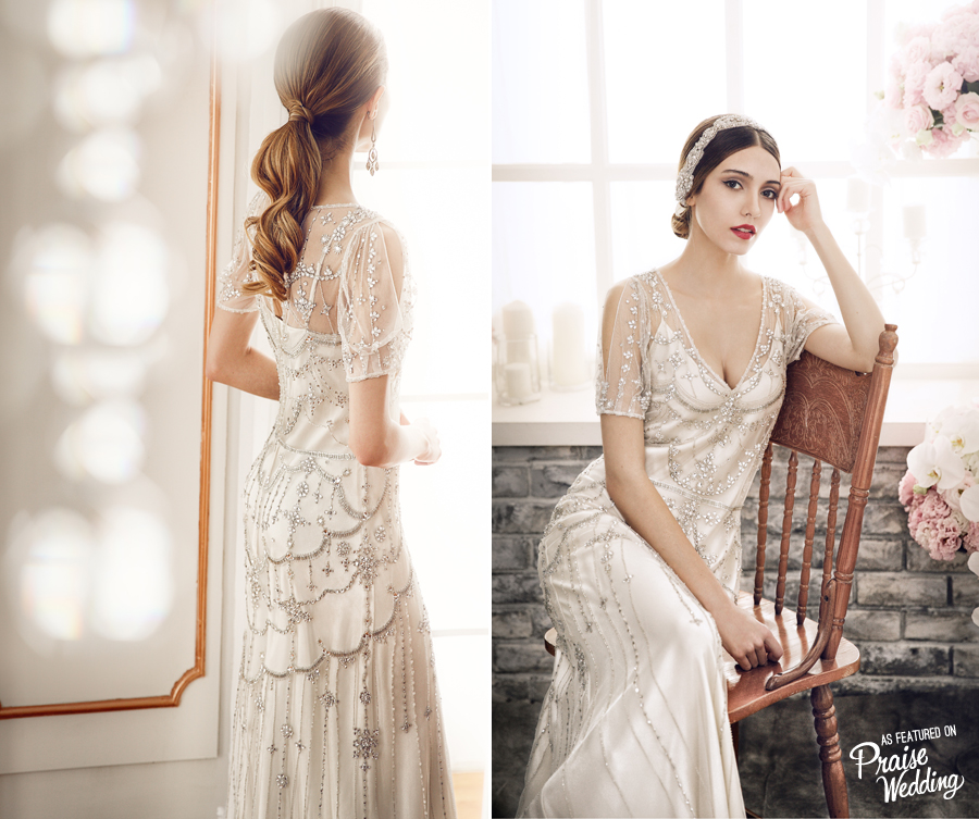 Blending feminine cut with a regal touch, this Royal Wed gown with exquisite details is splendidly elegant and charming!