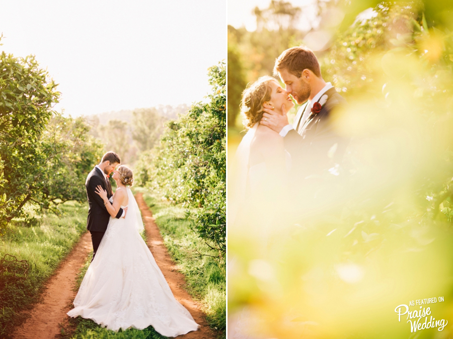 Fawning over this utterly romantic, light-filled moment of love!
