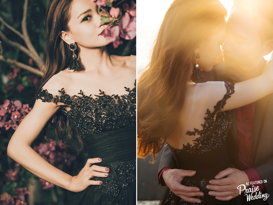 Stylish, confident, and romantic, this photo session is filled with love and unique personality! 