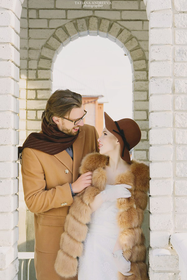 This couple is our fashion muse! In love with this stylish couple portrait!
