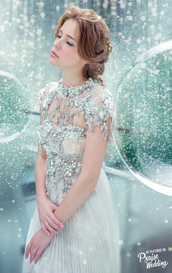 A women should sparkle wherever she goes! If you're looking for a gown with a "wow" factor, you don't want to miss this one from Sophie Design!