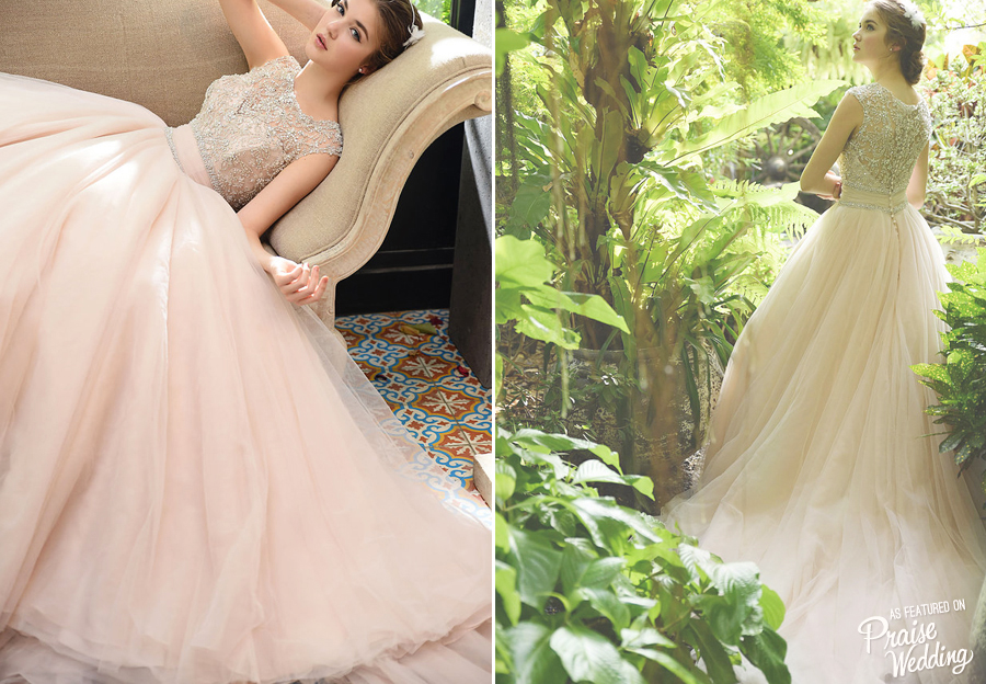 W.H.Chen Haute Bridal wedding dress featuring lavish embellishments with details that are guaranteed to dazzle!