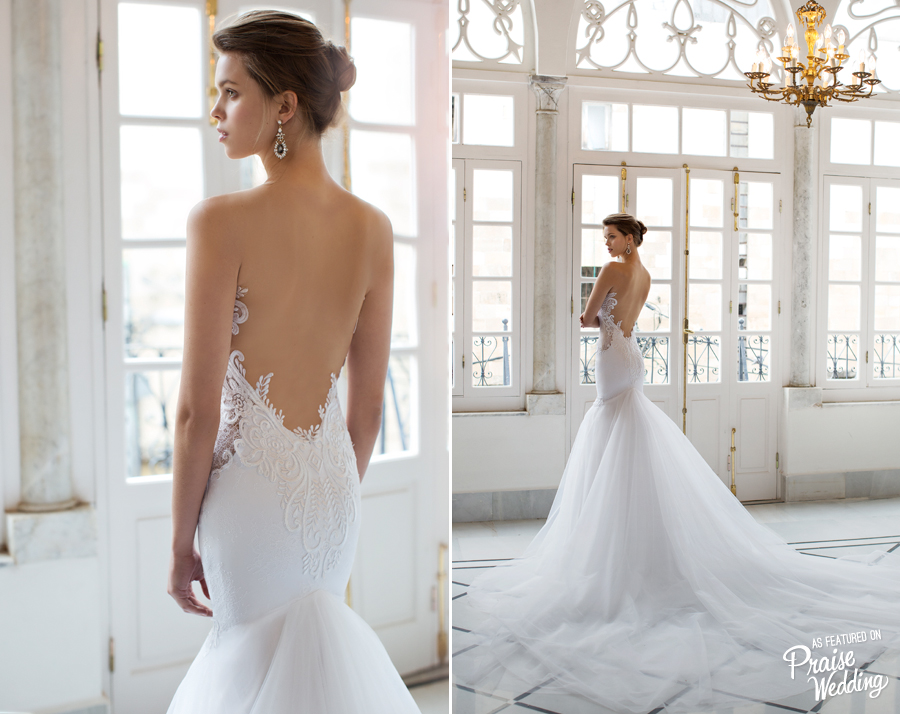 This Riki Dalal gown is all about magnificent silhouette, gorgeous back, and equally stunning detailing!
