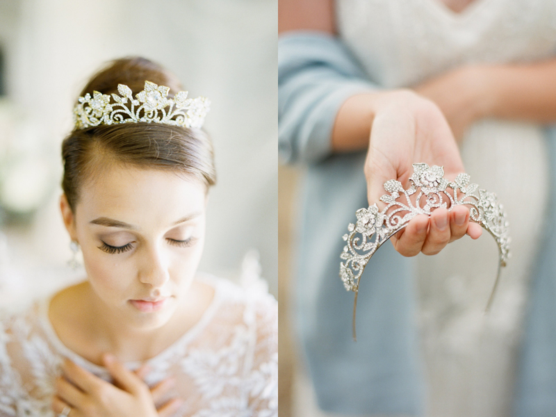 Here's how to create your princess-worthy updo! Eden Luxe crystal tiara available in silver and gold!