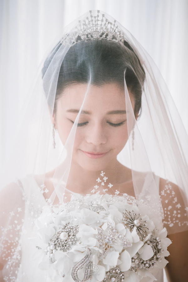 Princess-worthy bridal portrait showing infectious joy and pure beauty!