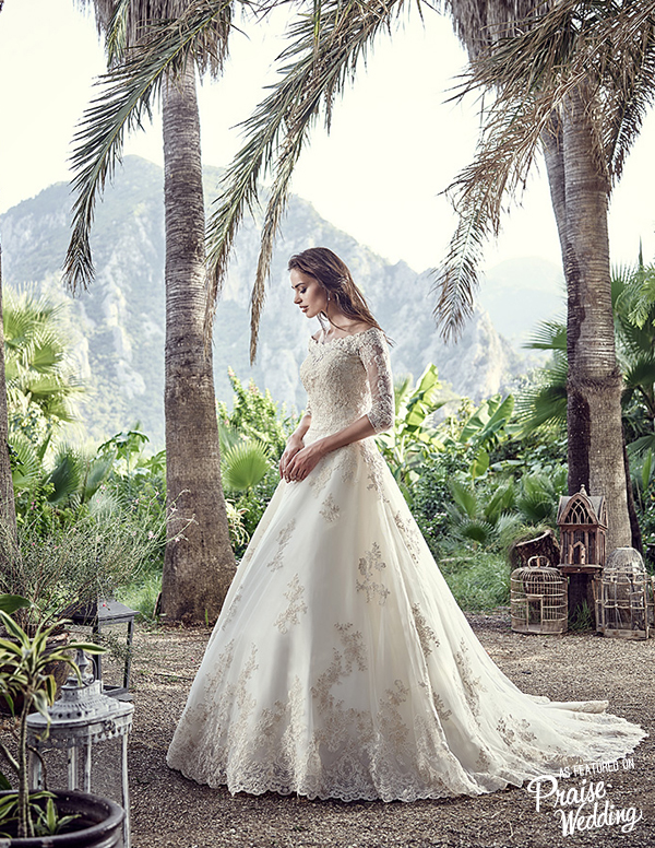 Sophisticated and romantic, this Messina Gown from Eddy K's latest "Dreams" Collection is imbued with a touch of fairy tale romance!