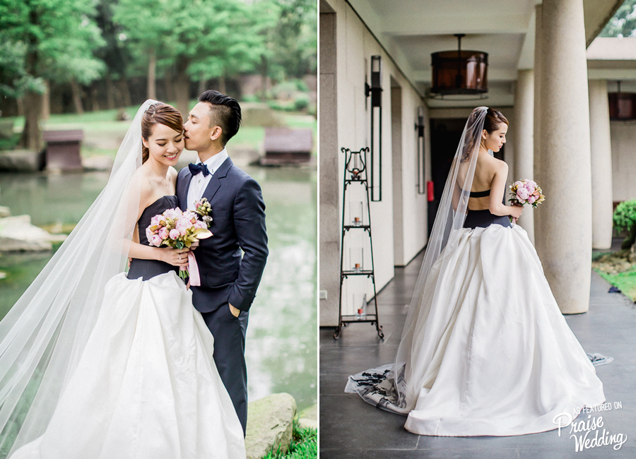 Intimate and utterly romantic, so in love with the sweet interaction between this couple and the Bride's stylish Vera Wang gown!