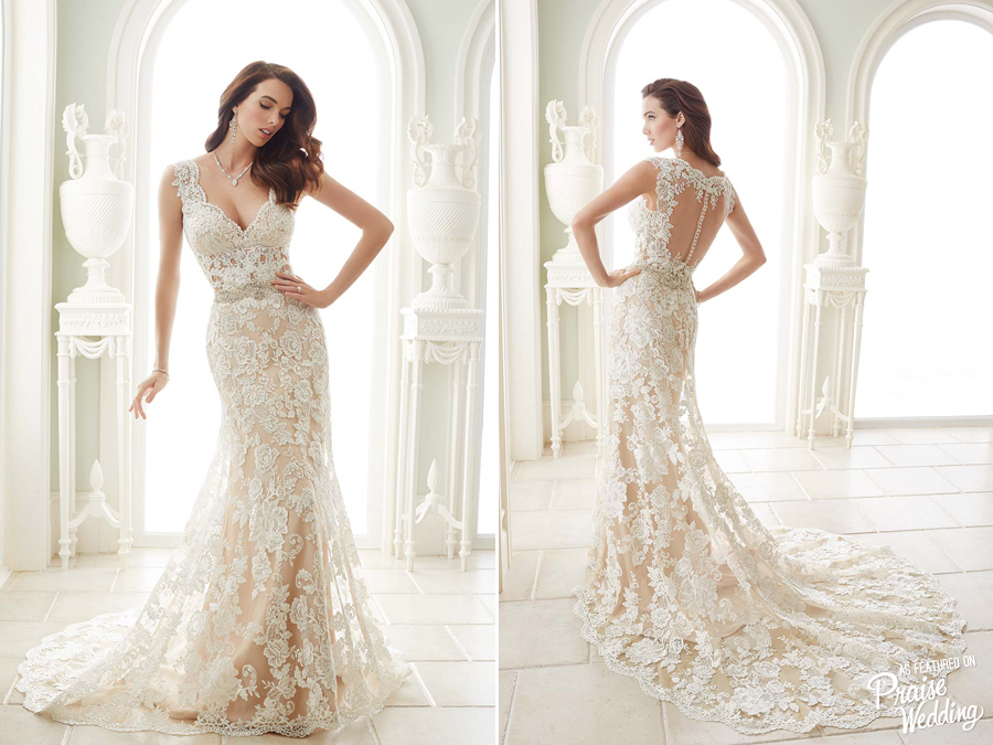 This statement-making Sophia Tolli wedding dress has captivated us all!