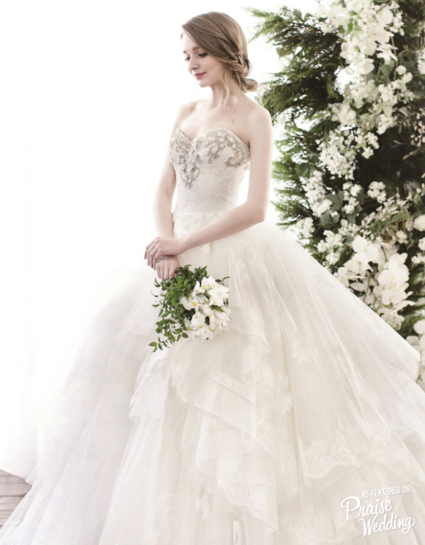 Elegant, stylish, and imperial, Abelby K's bridal gown celebrates all that is beautiful!