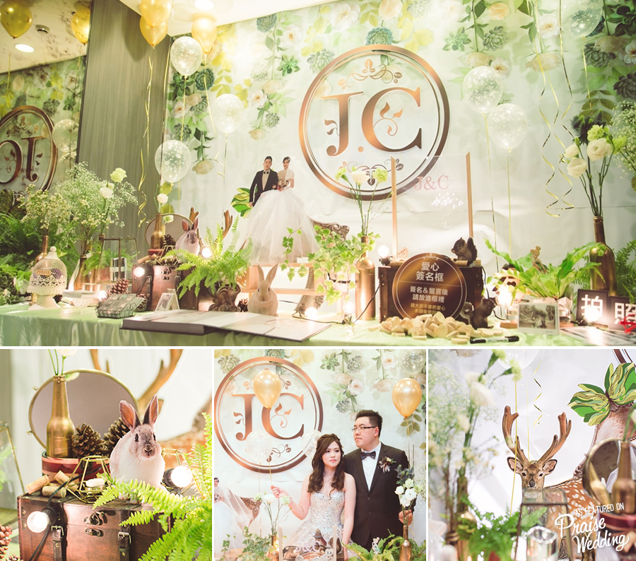 In love with every detail captured in this fairy tale themed wedding!