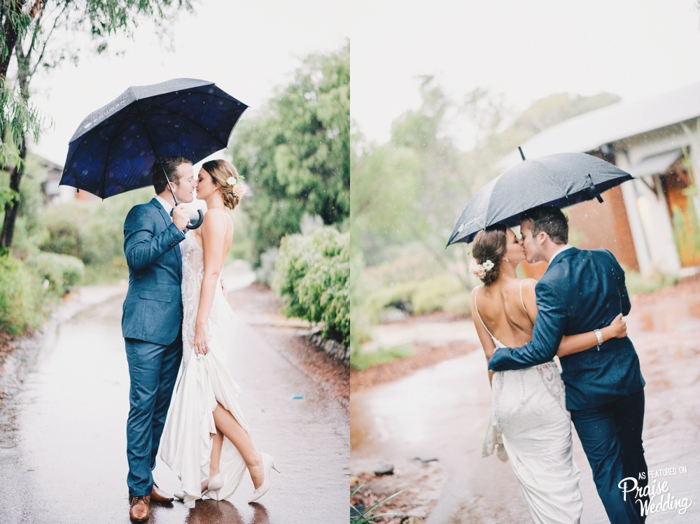 Rain or shine, love is all we need! What a sweet and romantic treat!