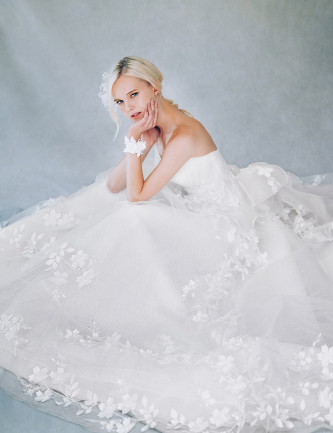 Chic Jubilee Bride dress adorned with the prettiest details, who's ready to say I Do?