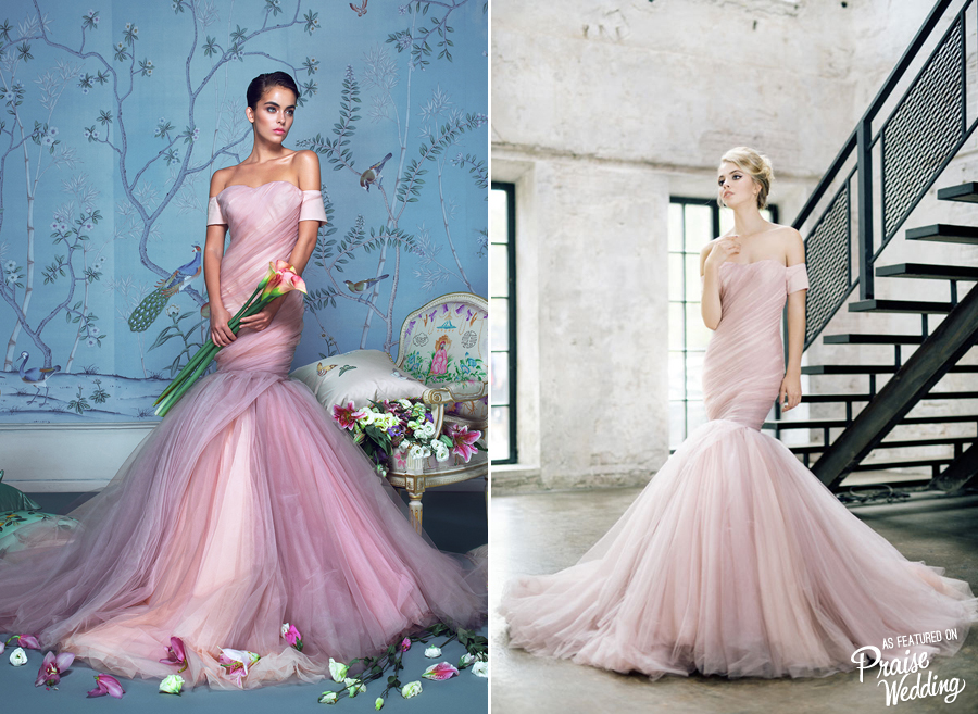 Left or right? Absolutely adore these stylish mermaid gowns from Kate'S!