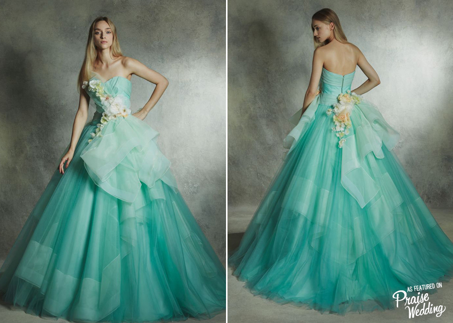 This princess-worthy gown from Fioretti is so refreshing and romantic!