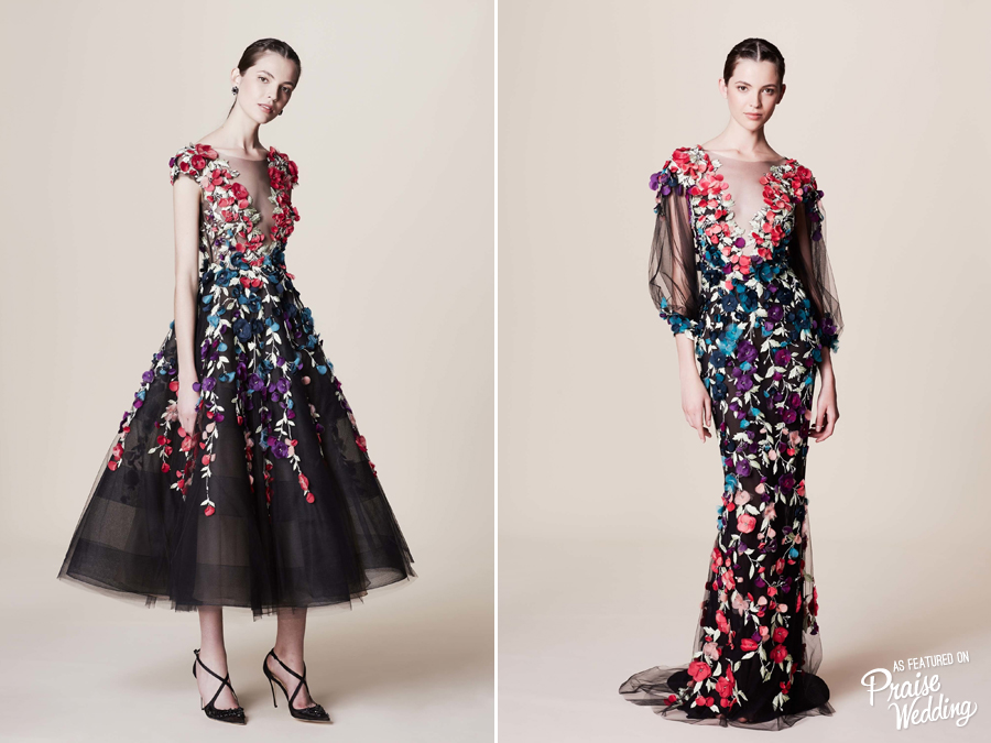 Marchesa's 2017 collection is full of blooming beauty and unconventional surprises!