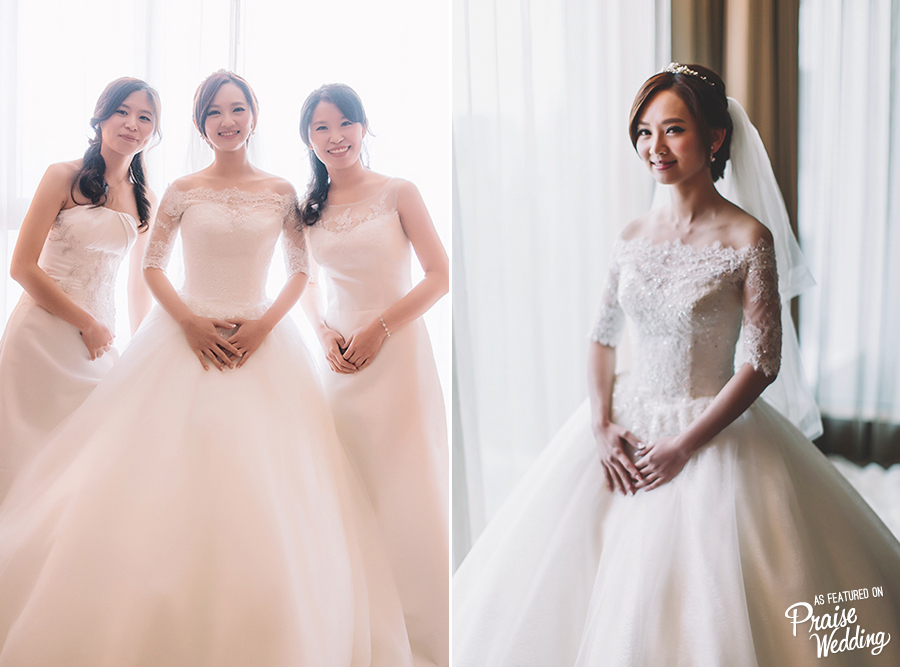 The wedding day is not complete without your besties! This bridal session is naturally sweet!