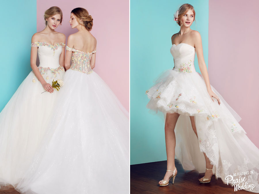 Splendidly elegant and charmingly pretty, we are head over heels in love with Digio Bridal's latest floral collection! 