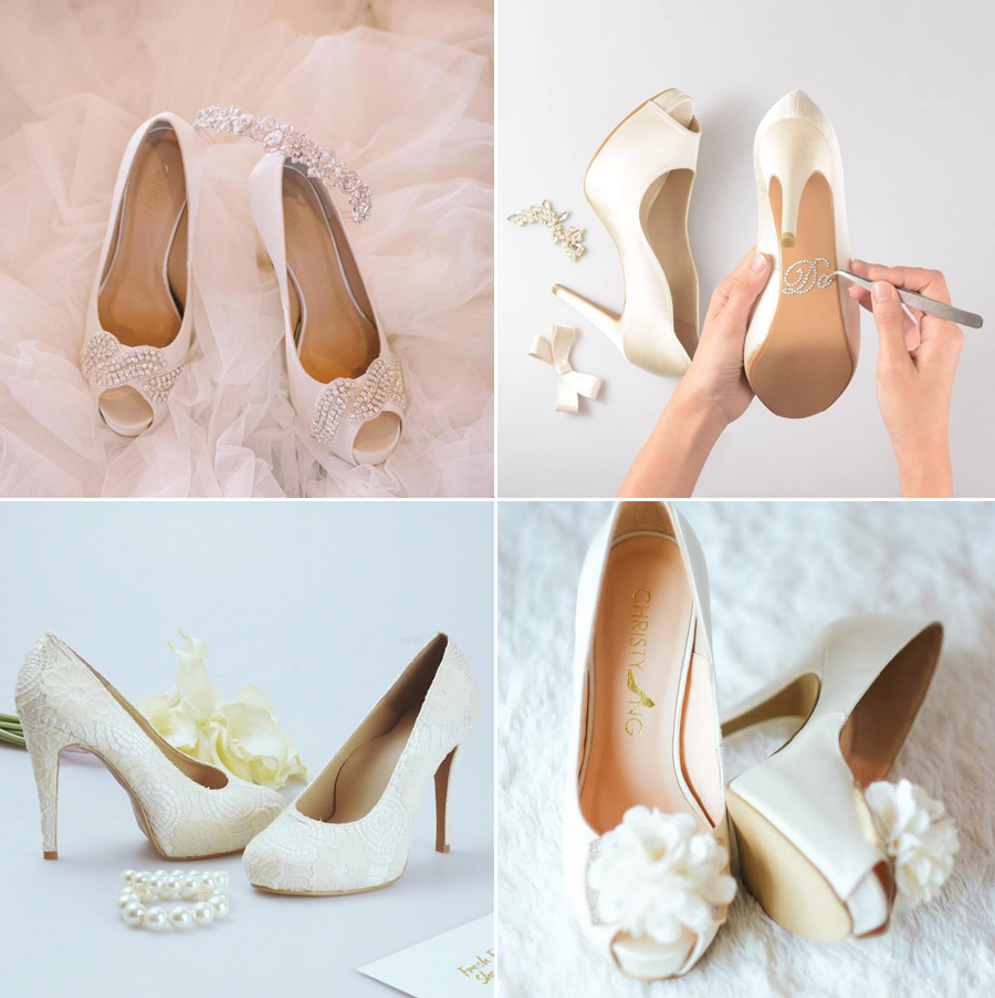 Get ready to create your dream wedding shoes! Find every creative detail at Christy Ng!