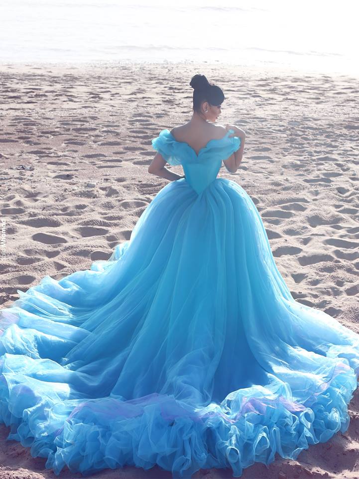 Say hello to the magical gown! This Cinderella-inspired dress from Eden haute Couture is making us swoon!