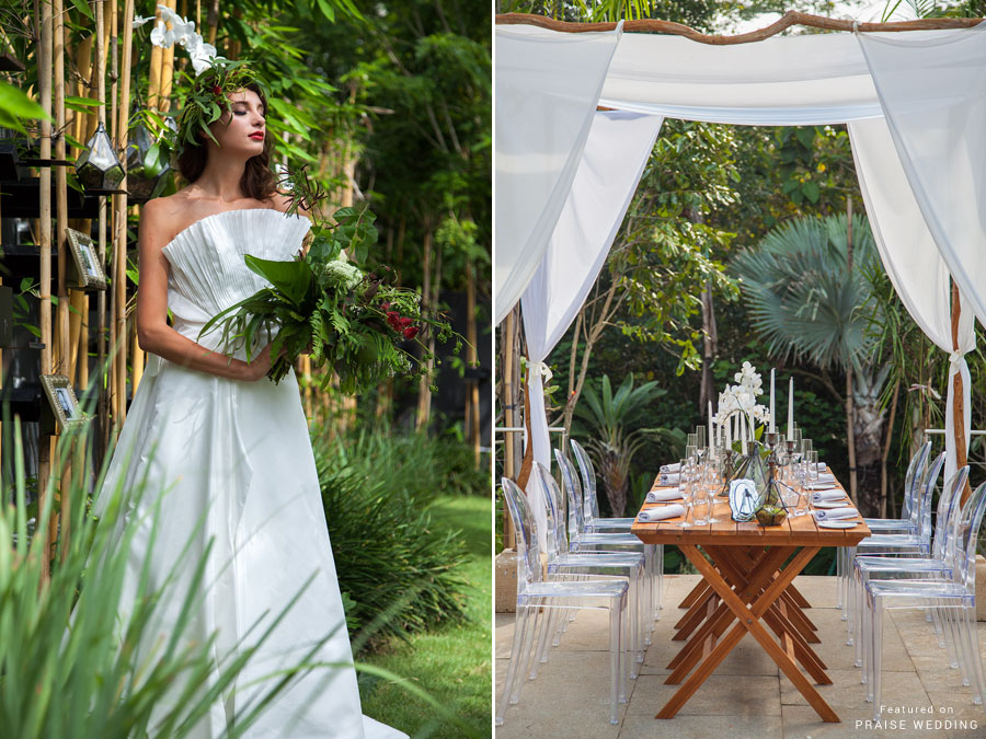 Dreaming of a magical fairy tale woodland wedding? Tirtha Bridal's new facility - The Glass House will be opening in October!