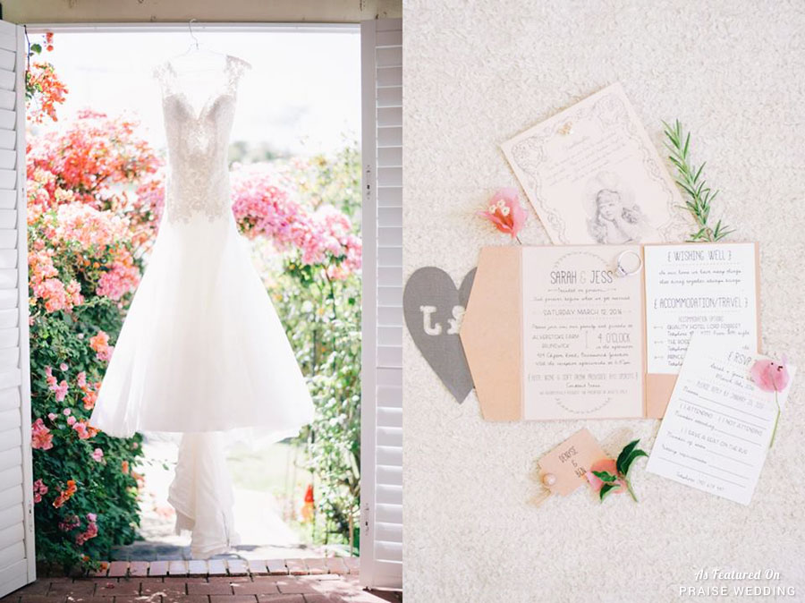 In love with these utterly romantic wedding details!