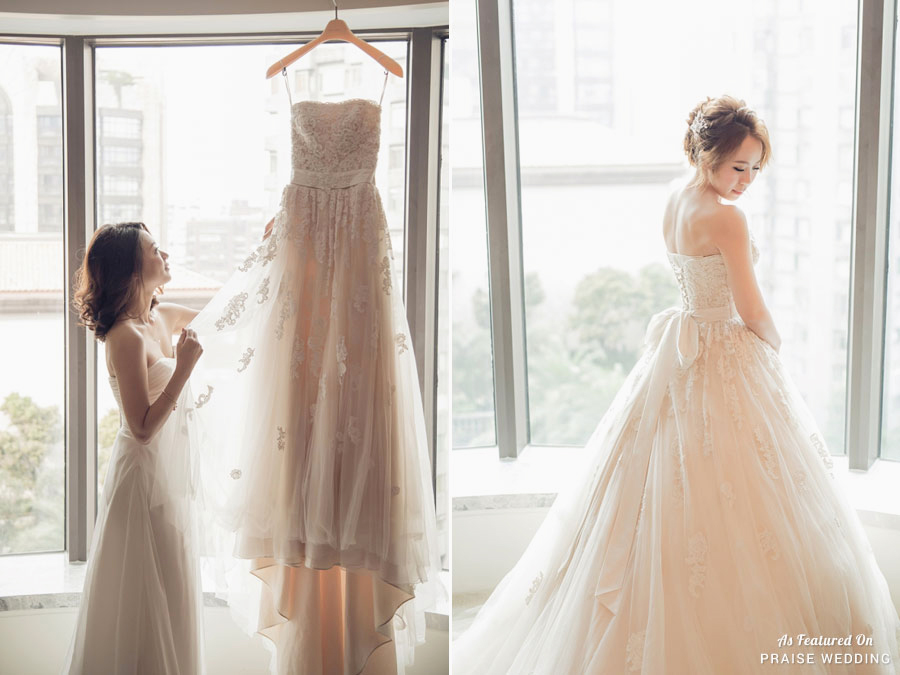 A beautiful getting-ready session with lovely details captured in the bridal room!