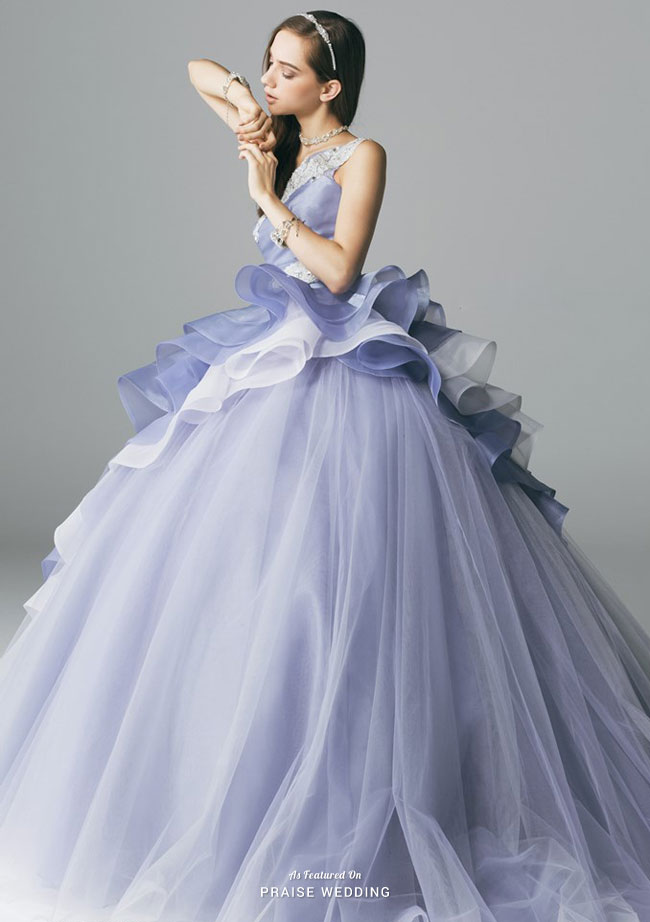 Wow! How beautiful is this serenity blue ombré gown! Say hello to your dream fairy tale dress!
