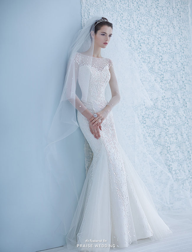 Distinguished, elegant and charming, this chic gown from Atelier Laurier is a show stopper!