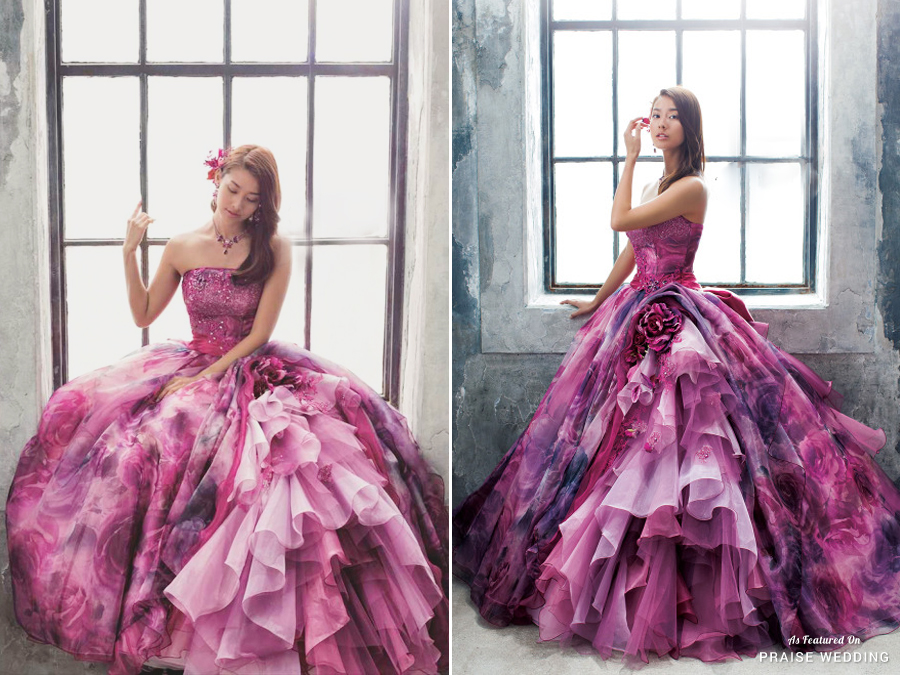 Bold, romantic and imperial, this charming ball gown from Sumire is downright droolworthy!