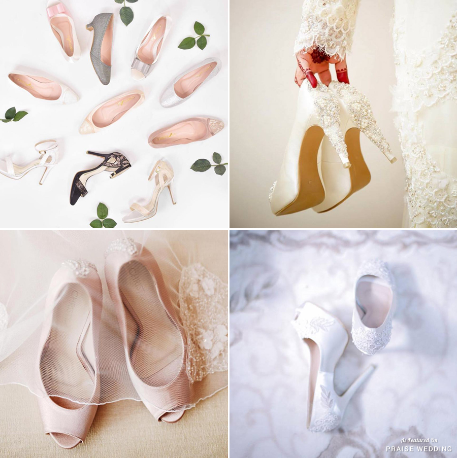 Your wedding shoes can be everything you've ever dreamed! Customize your bridal shoes from Christy Ng Shoes!