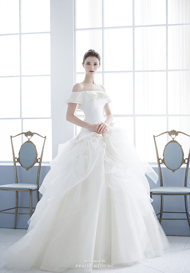 Contemporary and feminine, this gown from Jessica Lauren is absolutely stunning! 