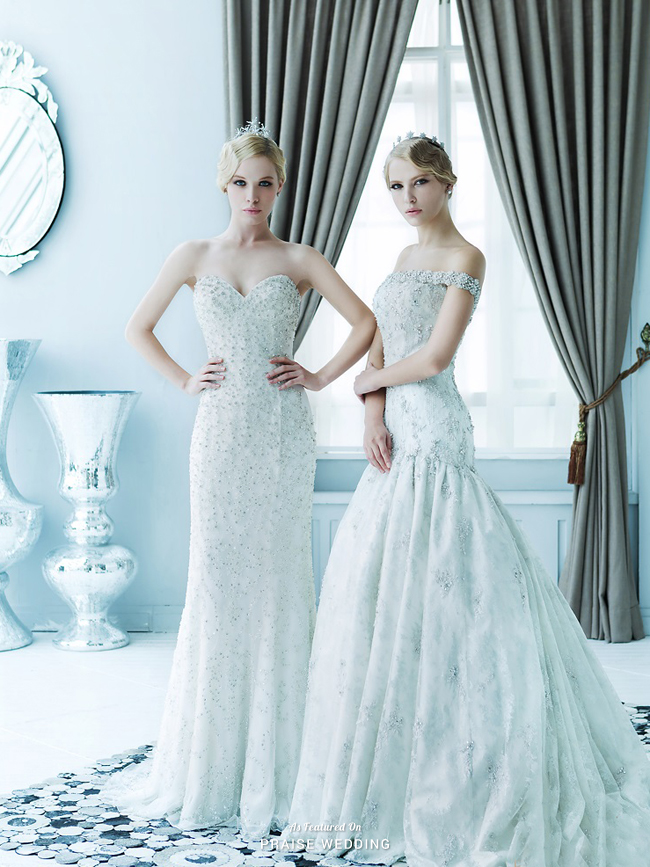 Utterly blown away by these enchanting jeweled gowns from Elisabeth Group!