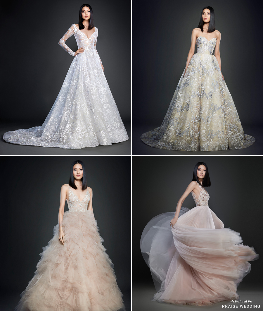 Some of our favorites from Lazaro's 2017 bridal collection!  Magical gowns for style-savvy brides!